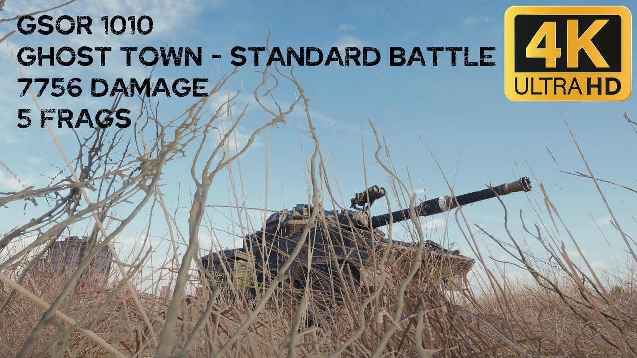 GSOR 1010 7,8k damage 5 frags on Ghost Town - World of Tanks