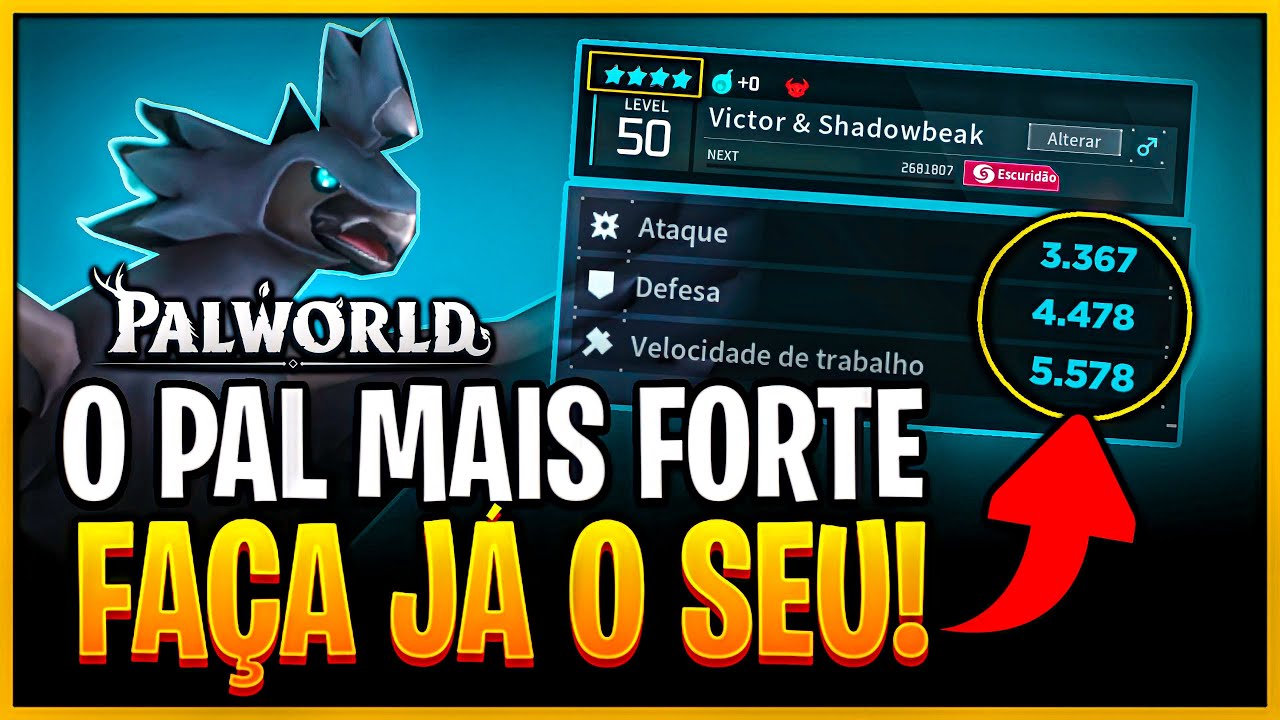 PALWORLD - NÃO TEM GLITCH ! PEGUE O MELHOR PAL DO JOGO ! LVL BAIXO FAZ !!!