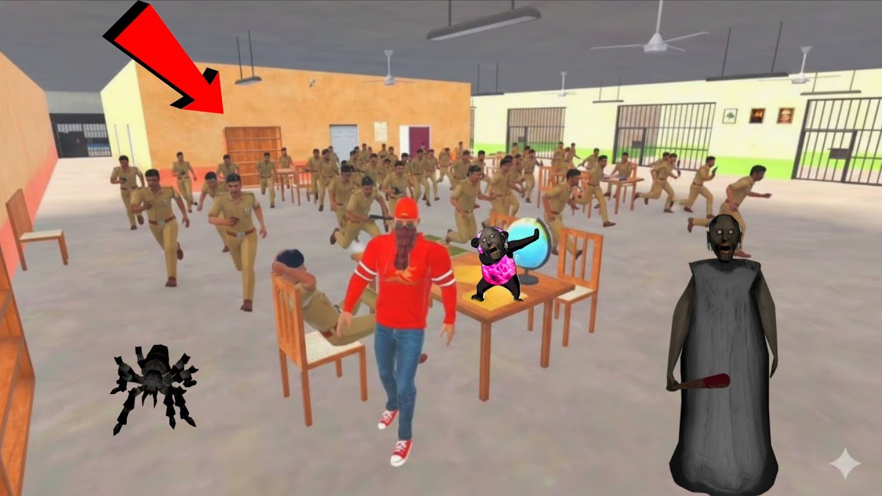 🤯Jack gaya police walo se baat kar ne 😱😫 indian theft auto simulation jz gaming studio👿