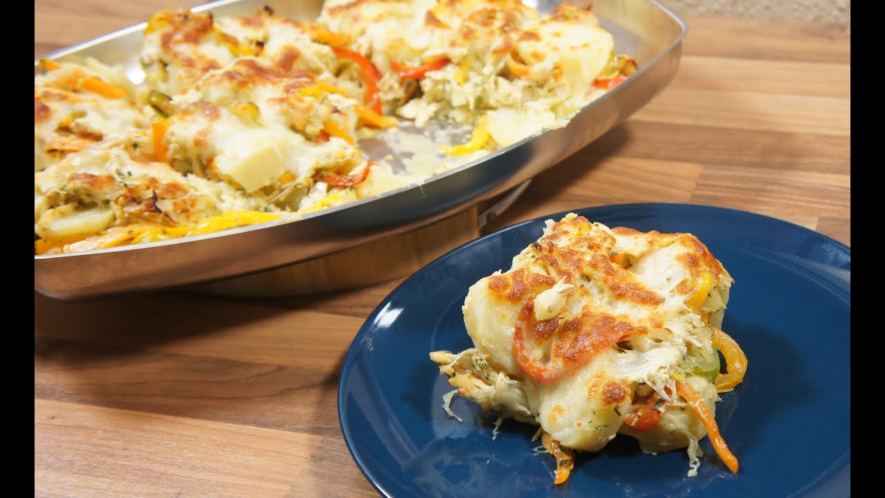 The Best chicken and Potatoes Au Gratin Recipe #Chicken & Potatoes #Gratin #EasyDeliciousRecipes