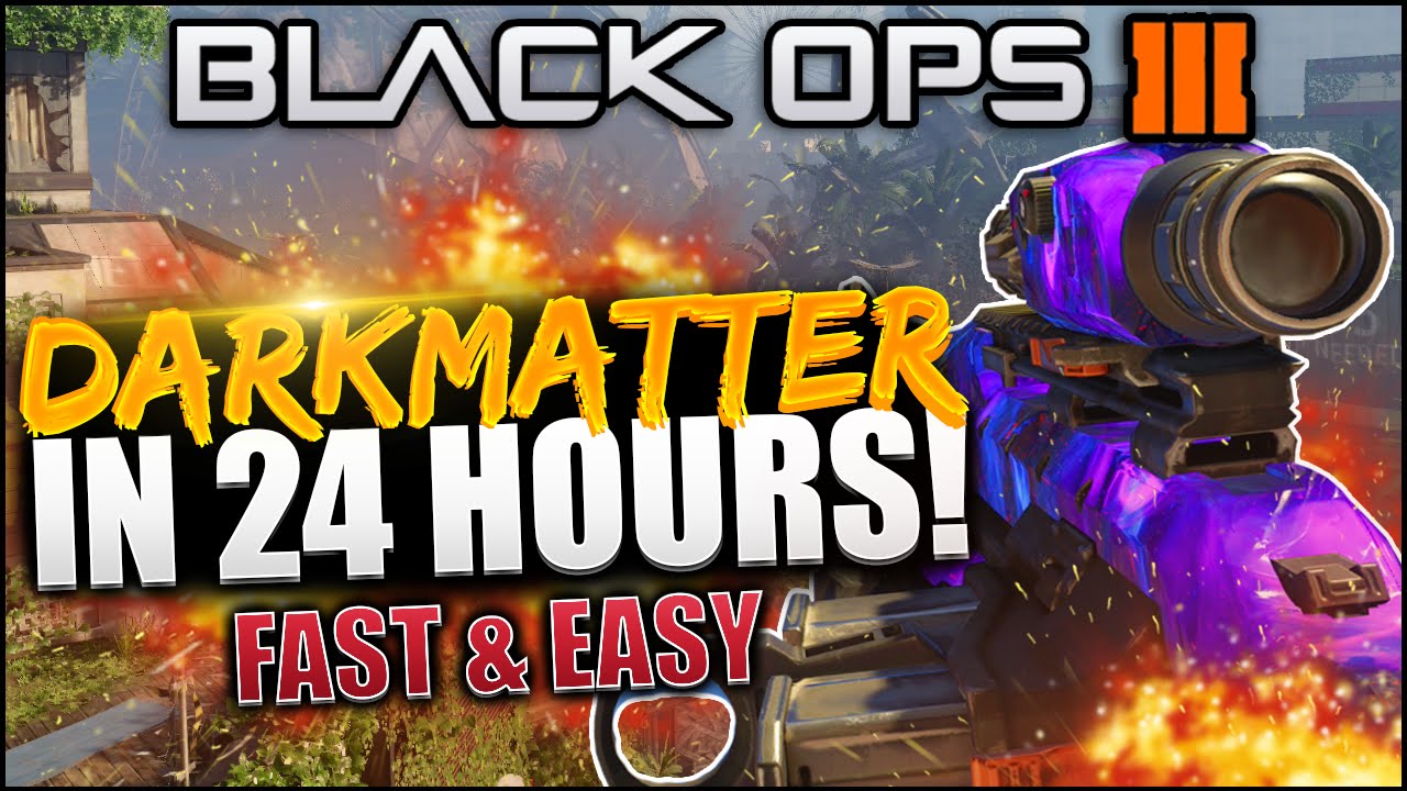 HOW TO GET DARK MATTER IN 24 HOURS!! DARK MATTER TIPS & TRICKS FAST & EASY (BO3 DARK MATTER FAST)
