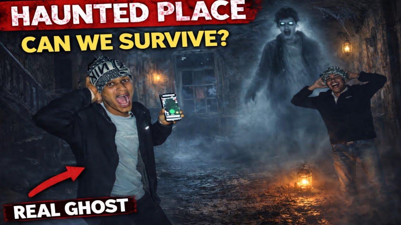 👻 Haunted Place में फँस गए! 😱 Real Ghost दिख गया | Can We Survive? | Horror Vlog🤯|#viral #trending 