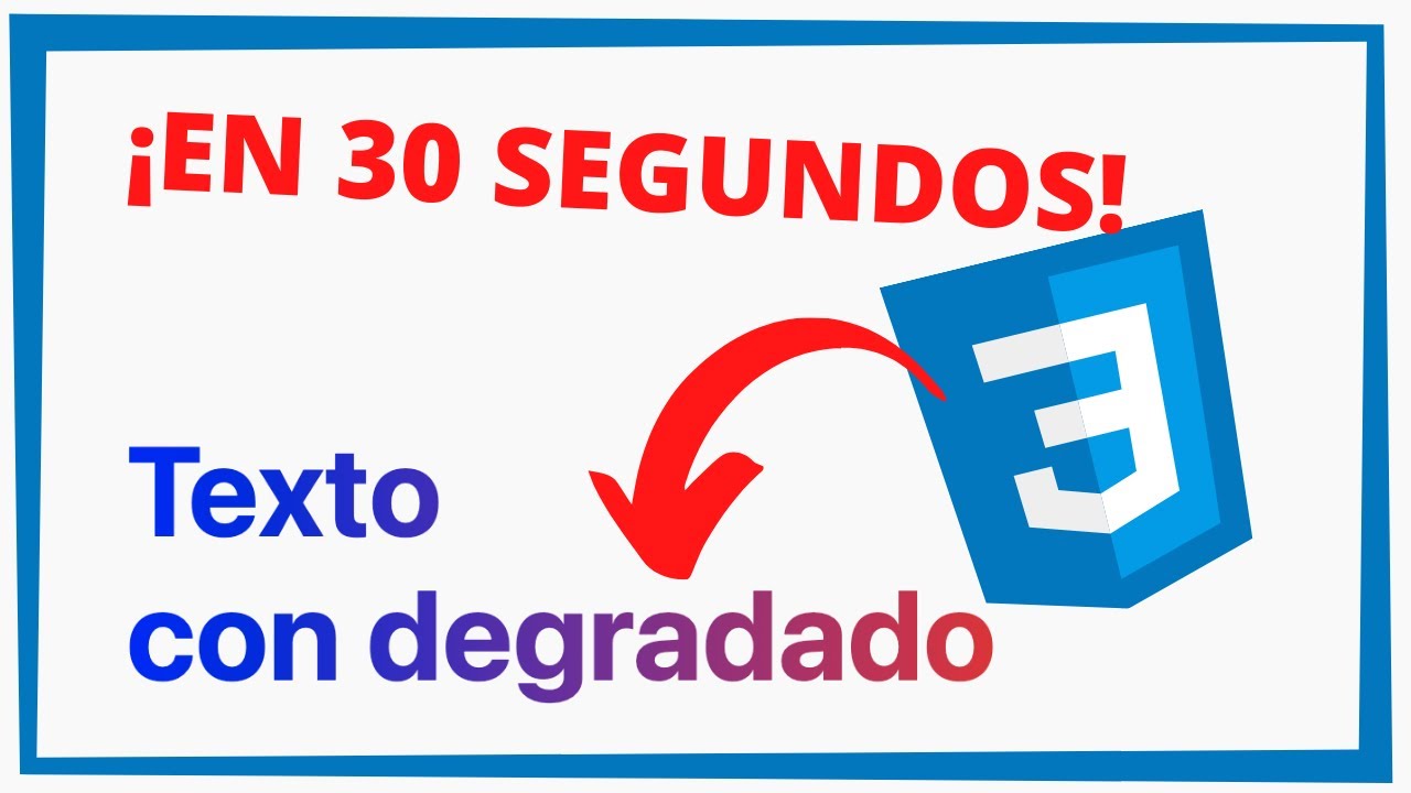 🌈 TEXTO con DEGRADADO en CSS 