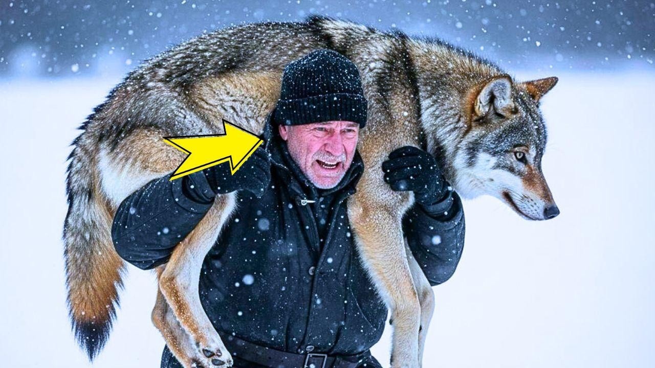 NU ÎNDRĂZNI SĂ MORI! — 2 ZILE BĂTRÂNUL A PURTAT LUPUL PRIN PĂDURE... ȘI FINALUL I-A ȘOCAT PE TOȚI