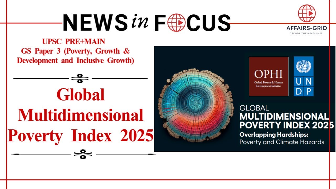 Global Multidimensional Poverty Index 2025 | UNDP x OPHI Report Explained | AffairsGrid