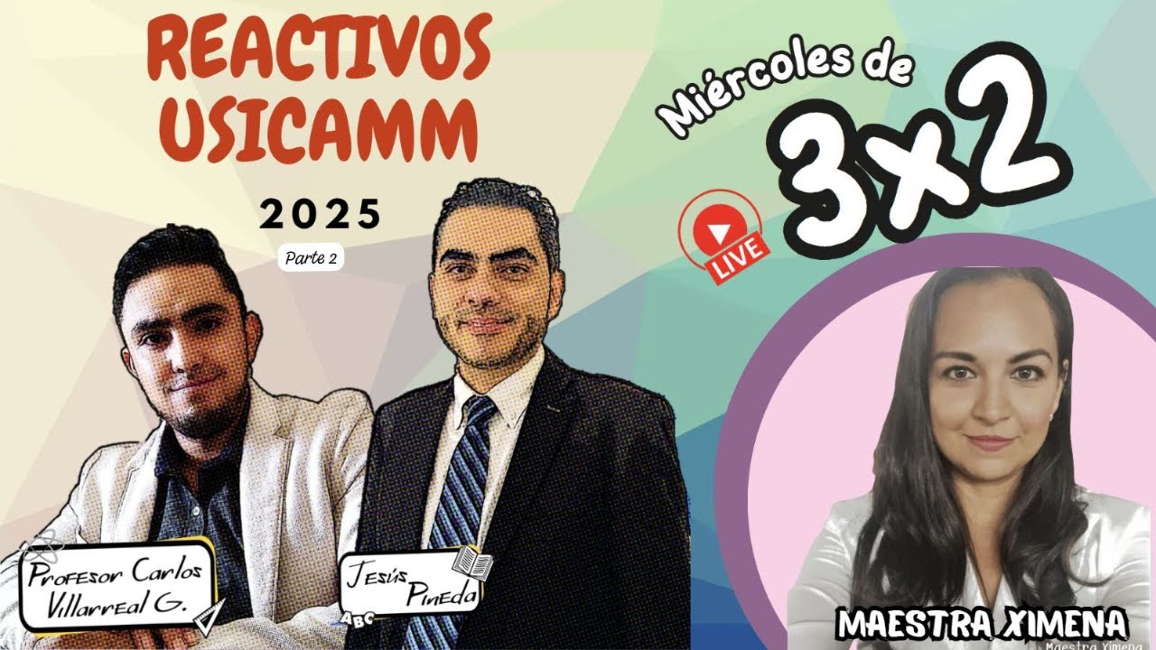 ✅COLABORACION👉SIMULADOR USICAMM Maratón de reactivos de la Bibliografía 2025