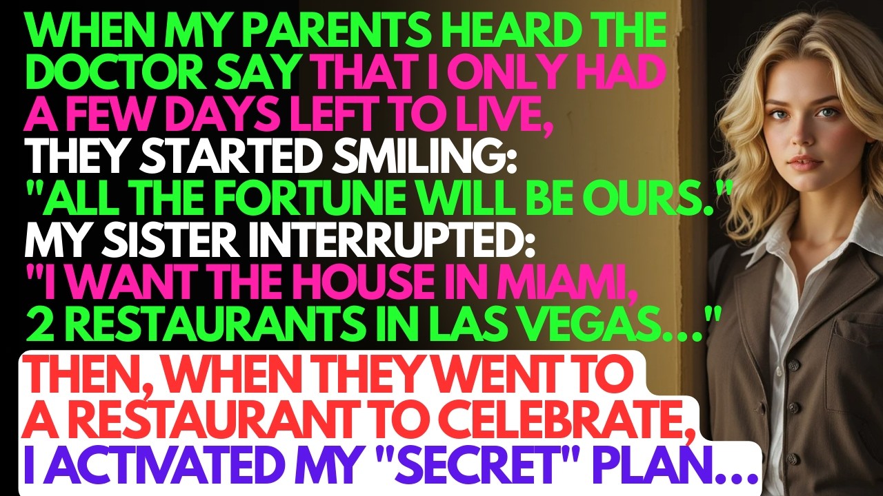 My Parents Smiled: “All The Fortune Will Be Ours.” After The Doctor Said I Had Days Left To Live.