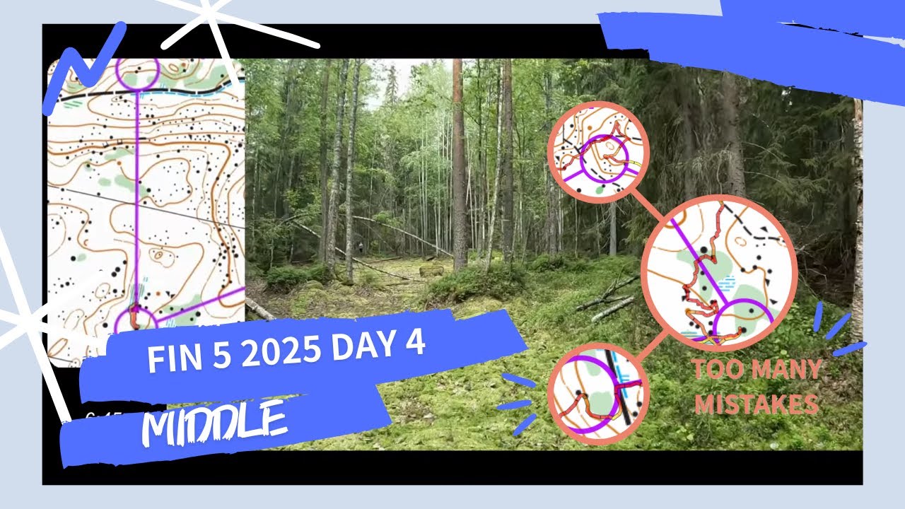 2025 FIN5 Day 4 Middle || D21A || Kuopio, Finland🇫🇮 || Headcam Orienteering