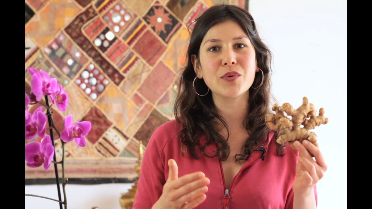 Les bienfaits du gingembre et du curcuma .