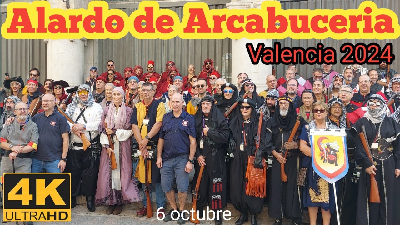 Alardo de Arcabuceria Valencia 6 octubre 2024 (4K)  #9Octuber #valencia2024 #festival