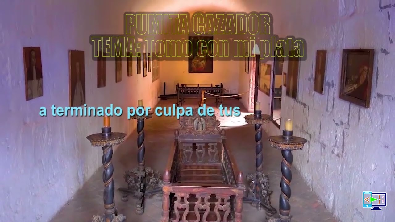 PUMITA CAZADOR   Tomo con mi plata - Karaoke