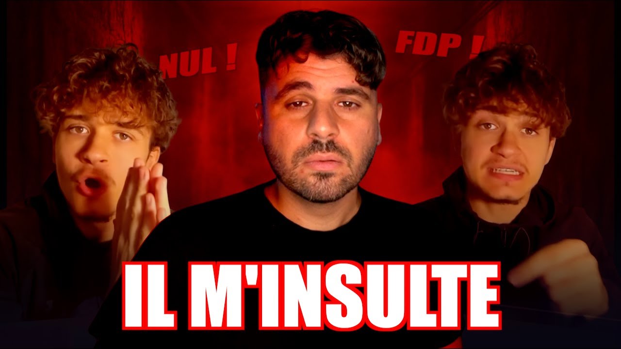 CE YOUTUBEUR déteste mes VIDÉOS et m'insulte... (SK)