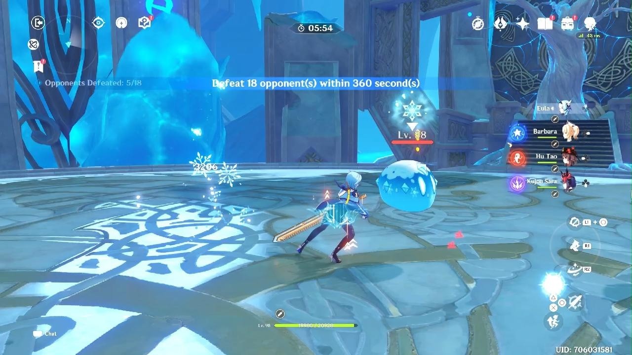 Genshin Impact - Domain Of Mastery: Frozen Abyss I (85)