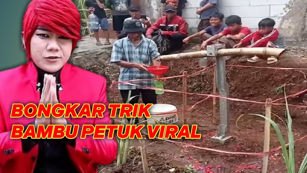 Bongkar Trik Bambu petuk (Pring Petuk) keluar air sendiri