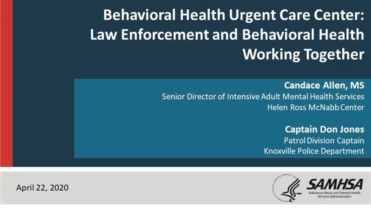 Designing a Law Enforcement-Friendly Crisis Service