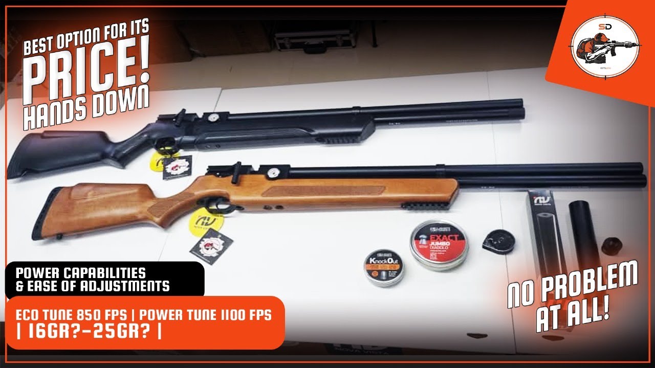 Nova Vista Leviathan | Power Tuning for Pellets or Slugs | 850 to 1100 fps | Adjustability Unlimited