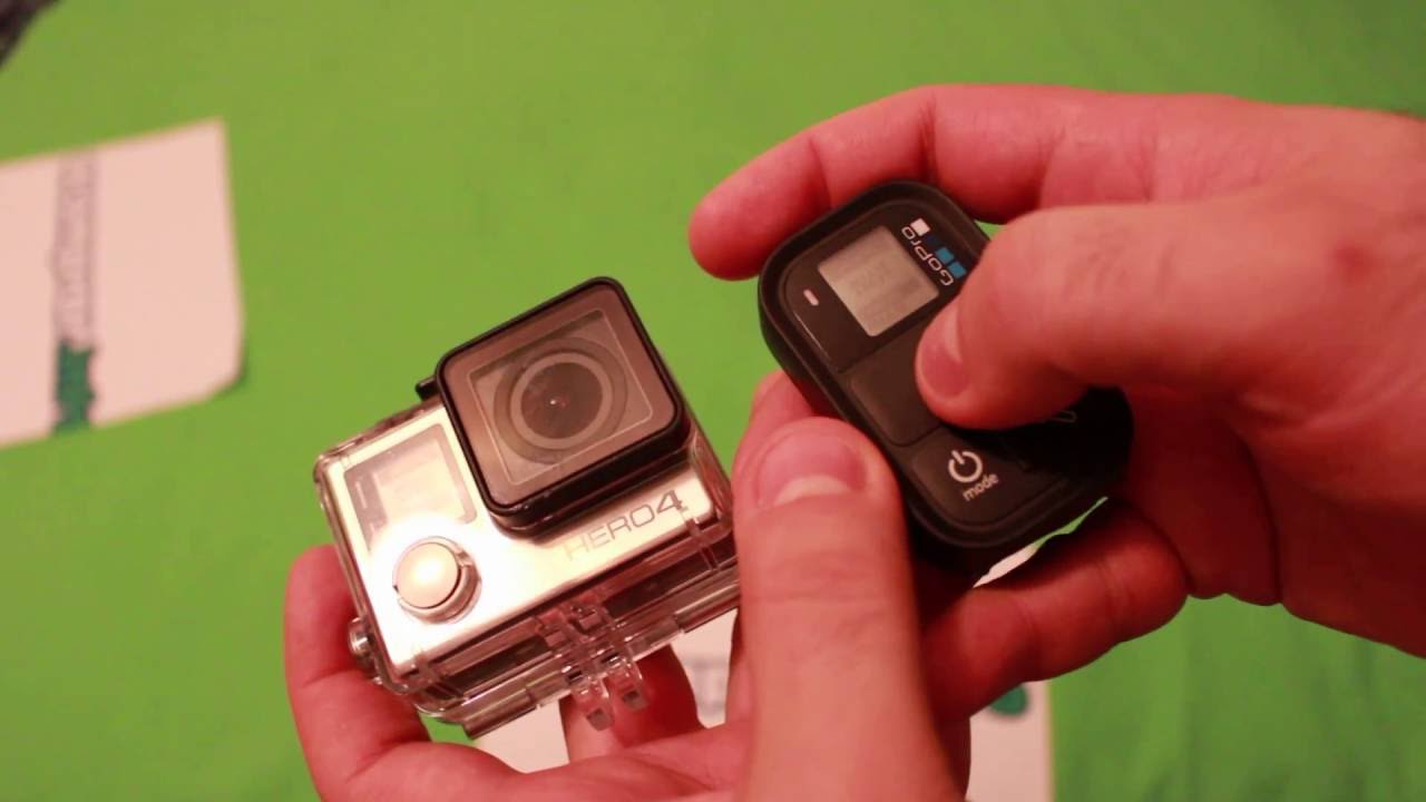 ¿Como utilizar el control remoto de la camara GoPro Hero4?