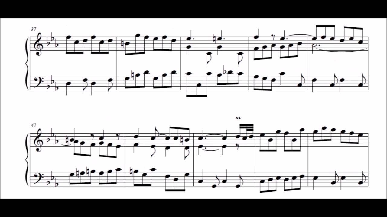 J S Bach French Suite no 4 in E flat  BWV 815  Gigue Murray Perahia