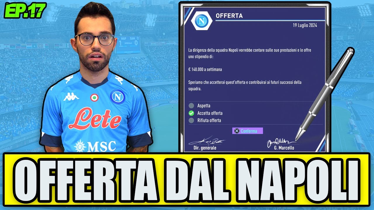 😱 OFFERTA DAL NAPOLI! 120 MILIONI PER MARCELLO!! CONTRATTO FARAONICO! FIFA 21 CARRIERA GIOCATORE #17