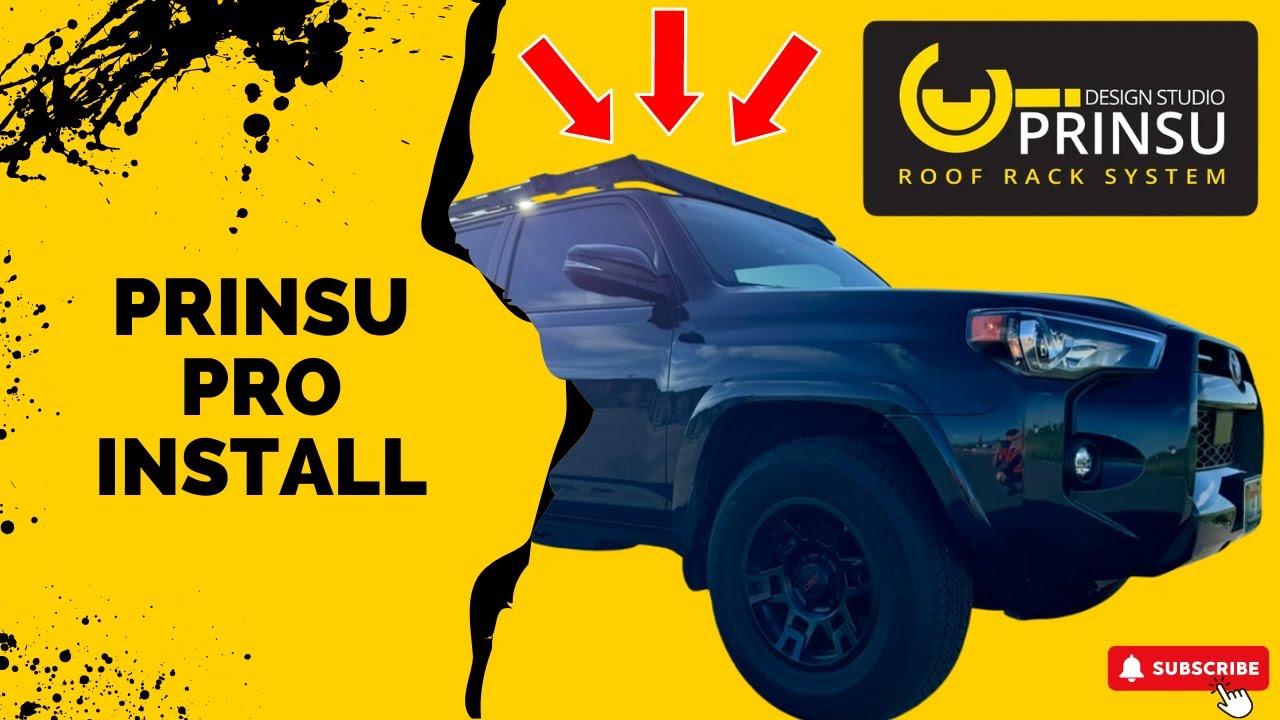 Установка багажника на крышу Prinsu Pro (4Runner 5-го поколения)