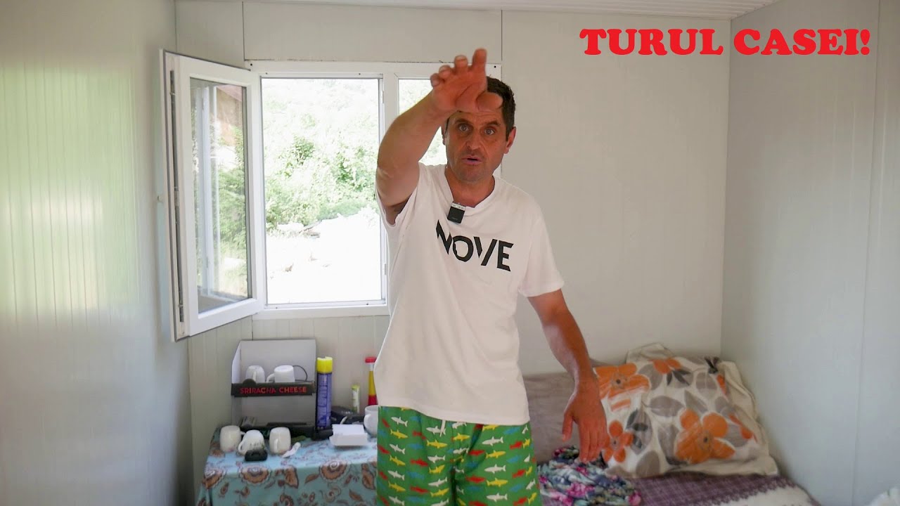 Arthur și turul CASEI din containere! | Cum arată în interior? | LIVING și vedere la munte