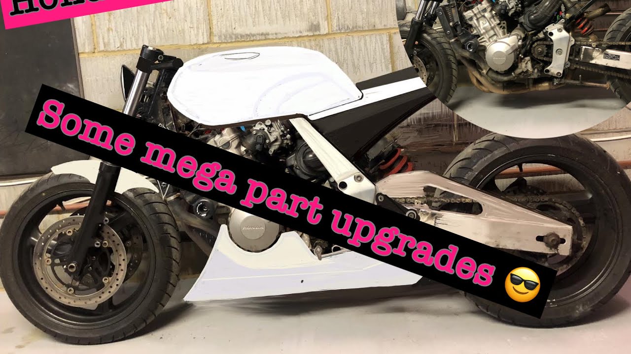 Honda Hornet cafe racer build , some simple design , and some parts have arrived 👍🏻