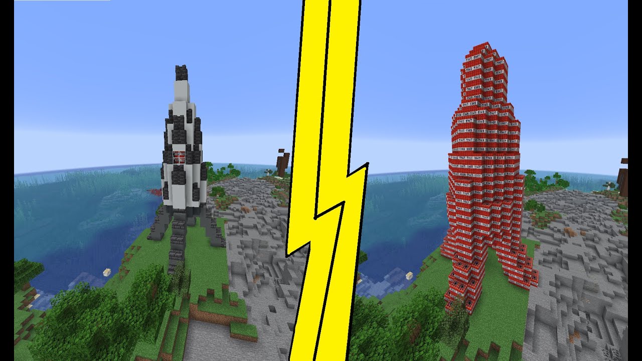 I Blew Up A Rocket in Minecraft