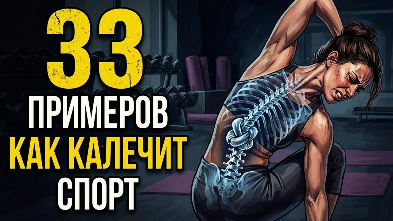 33 способа, как современный СПОРТ КАЛЕЧИТ, а НЕ ЛЕЧИТ