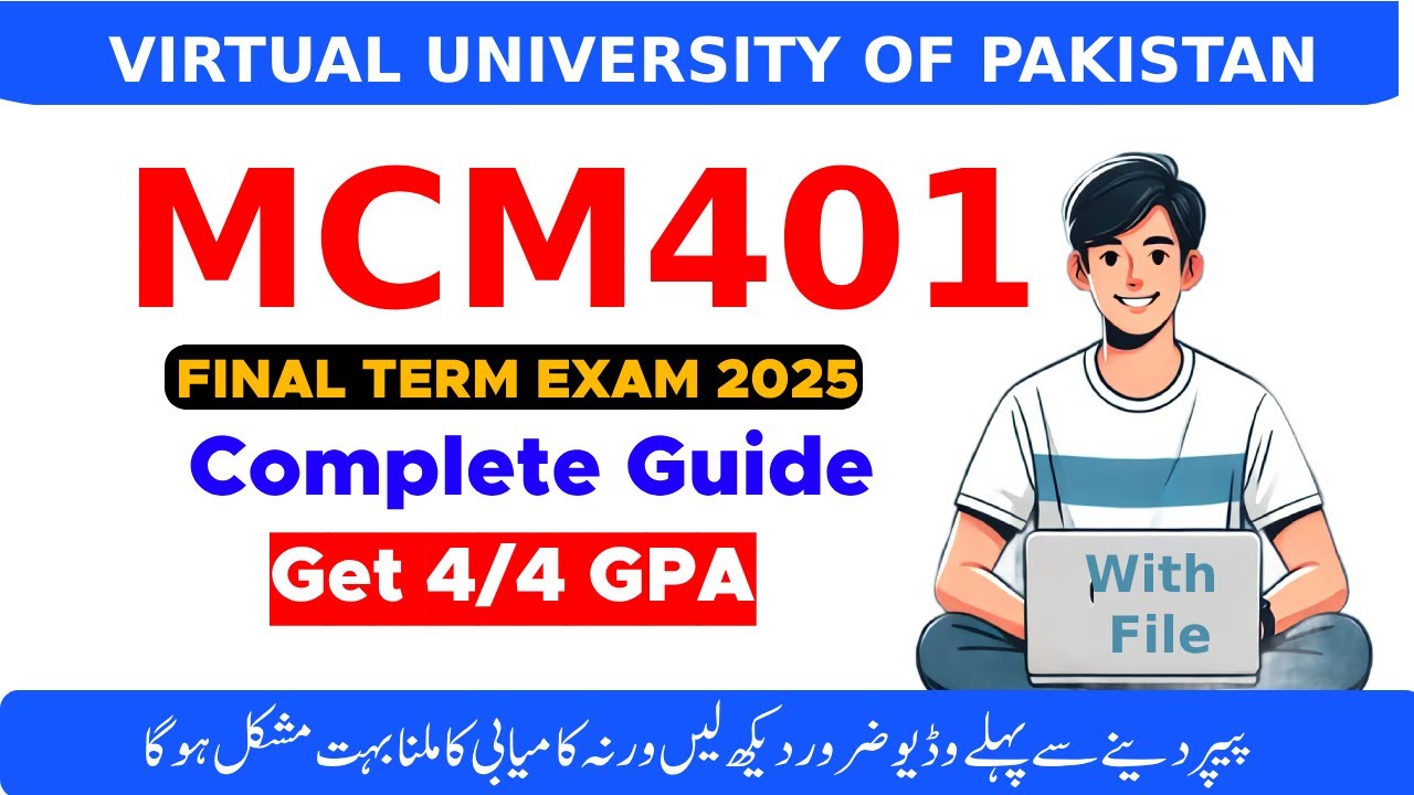 MCM401 Final Term Preparation 2025 | Ace Your Exams with The Merciful Academy