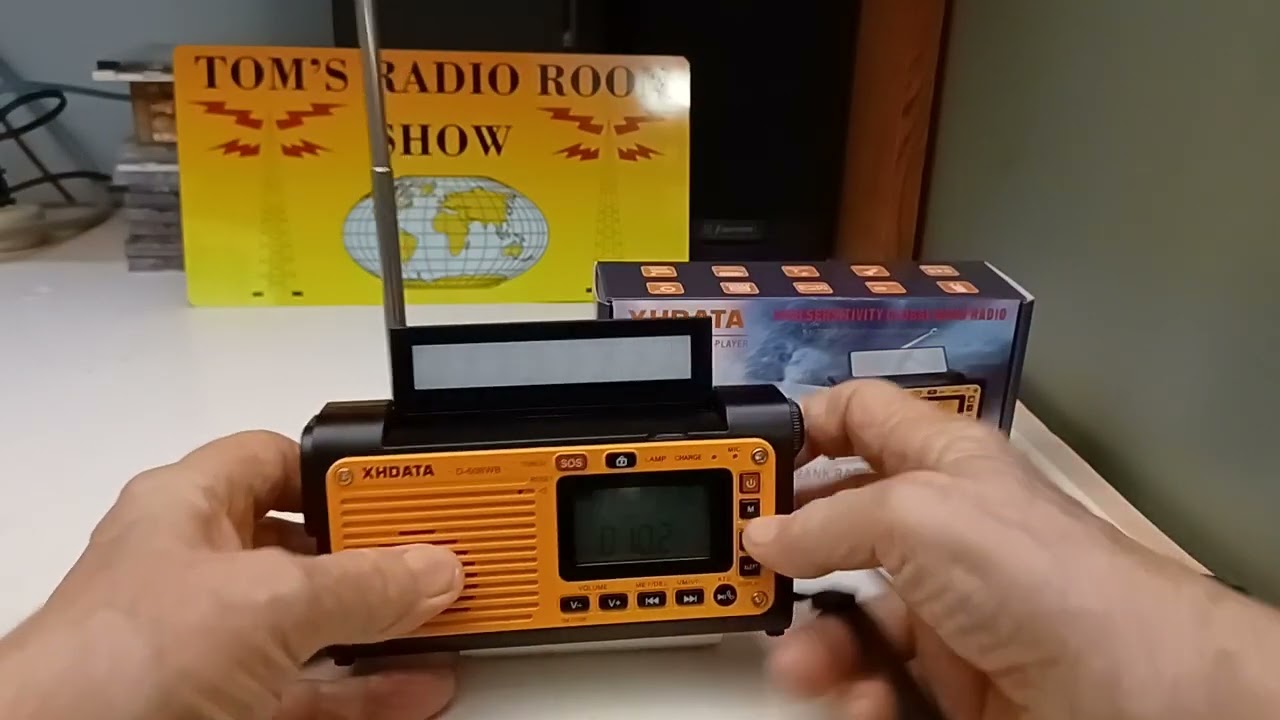 TRRS #2641 - Amazing AM/FM/SW/WB/MP3/BT Emergency Radio From Thomas, XHDATA D-608WB