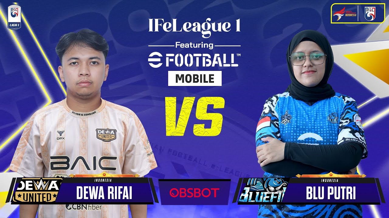 Senjata rahasia Bluefin !! | Blufin_Putri vs Dewa_Rifai IFeLeague 1 ft. eFootball on Mobile
