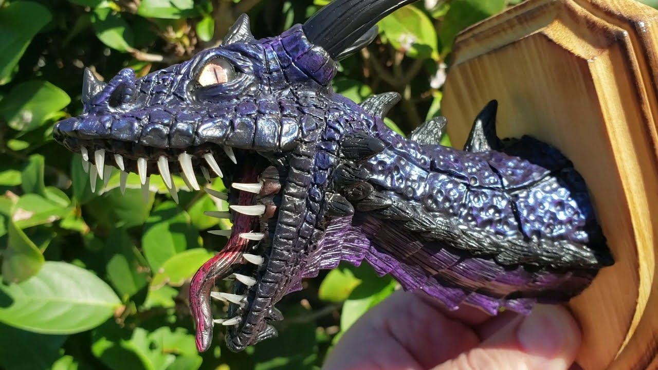 Polymer Clay Dragon Trophy