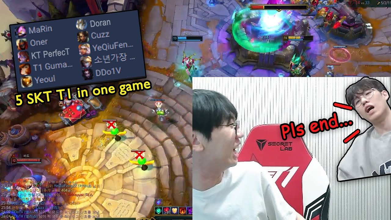 Hopeless game makes Oner gank Doran IRL and beg for end! (Ft. Depressed Gumayusi)