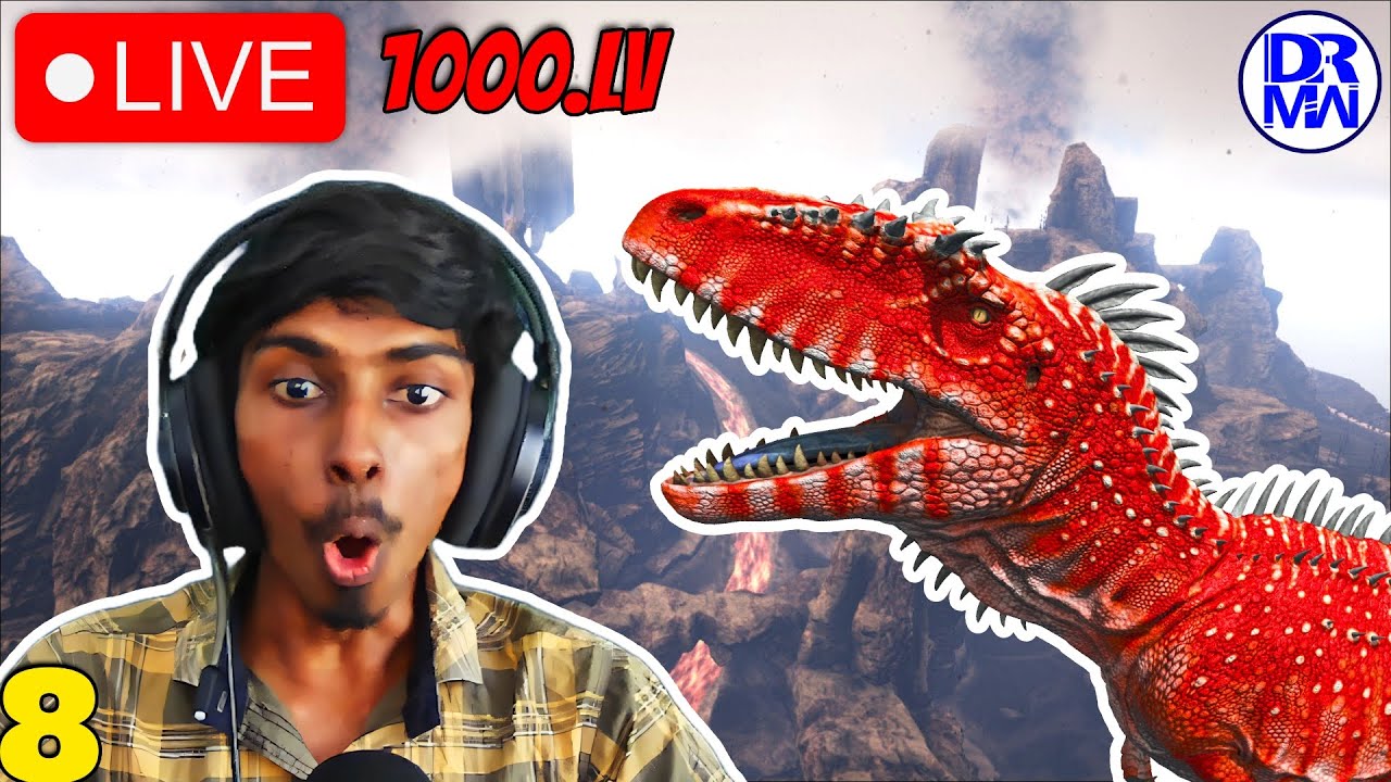 1000.lvl කාර්චා අල්ලන්නයි යන්නේ! | ARK Survival The Center Map Sinhala Live | DR MaxWave Gaming