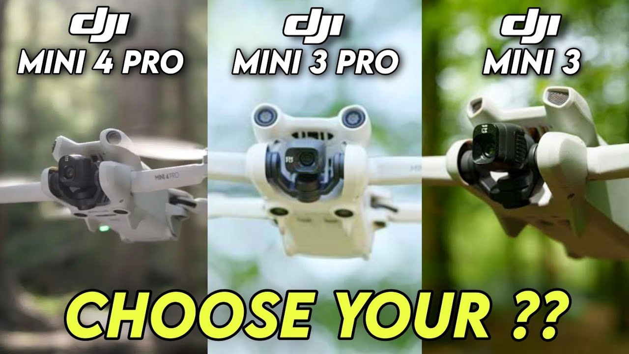 Dji Mini 4 Pro VS Dji Mini 3 Pro VS Dji Mini 3 Comparison | Everything you want to know is here