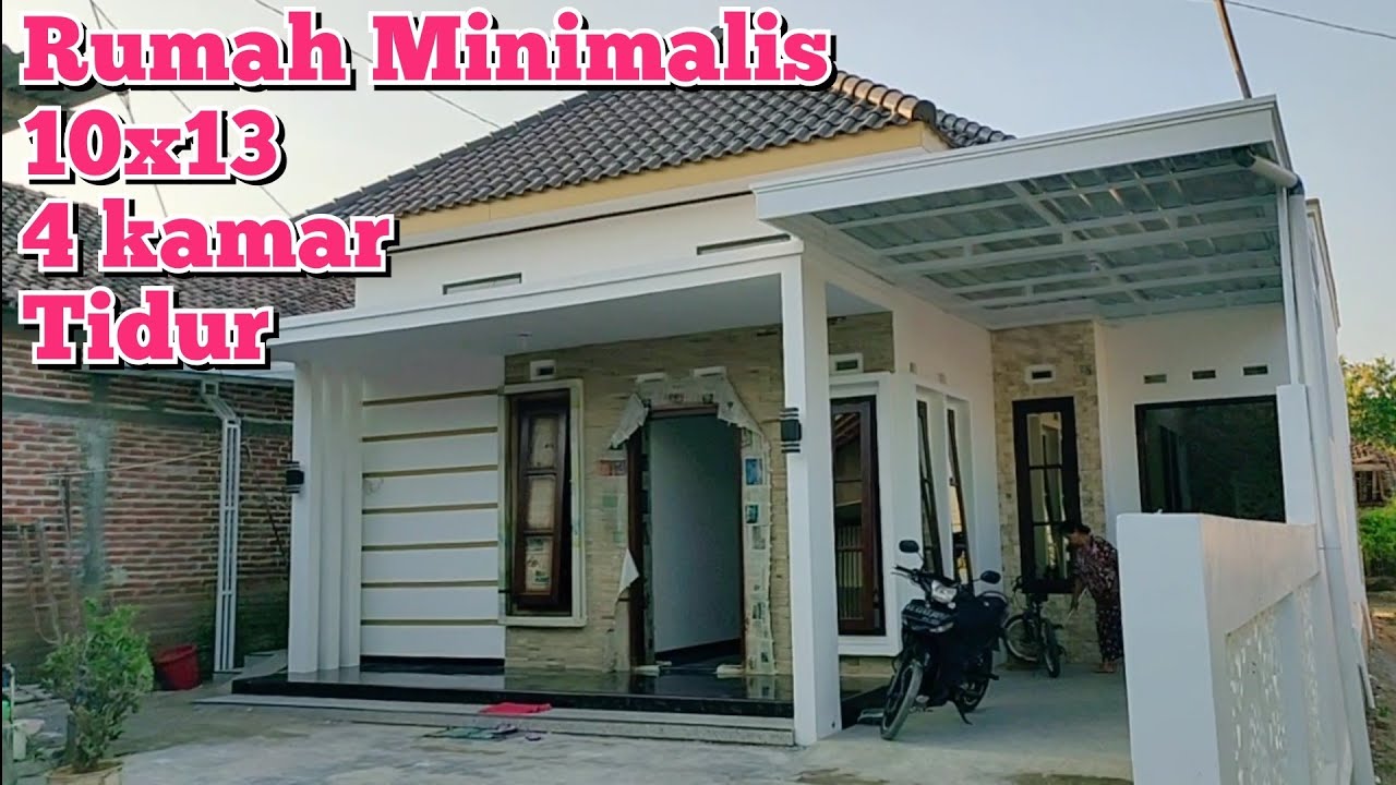 RUMAH MINIMALIS MODERN 10X13 PROSES VINISING PINTU