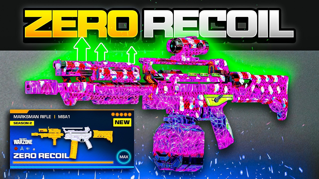 the BEST *BROKEN* META LOADOUT in Warzone after the NEW UPDATE! (Best M8A1 ZERO RECOIL Class Setup)