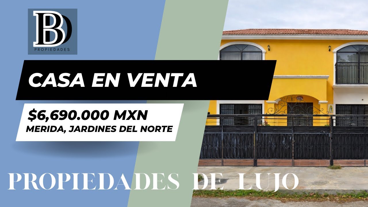 CASA EXCLUSIVA EN Jardines de Mérida – OPORTUNIDAD FUERA DE MERCADO