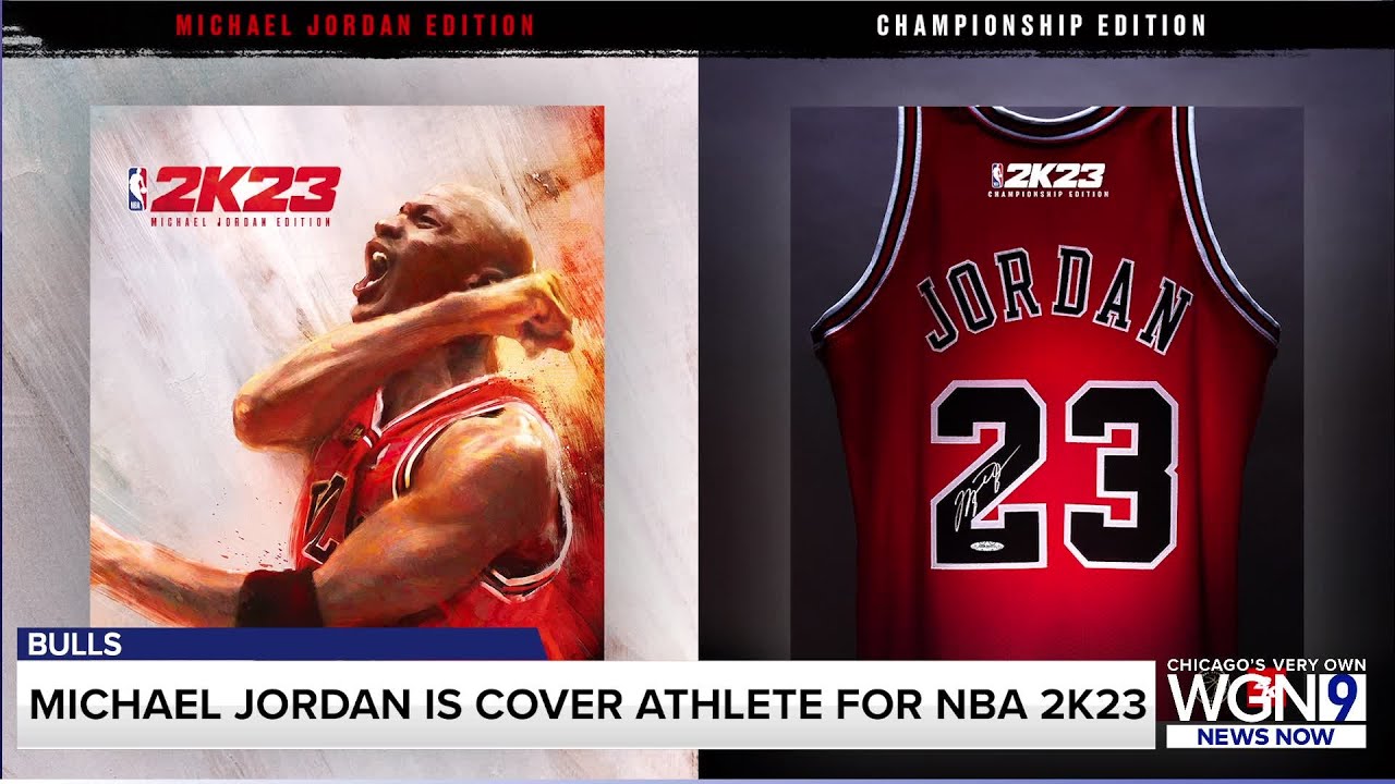 Michael Jordan is the cover athlete for NBA 2K23