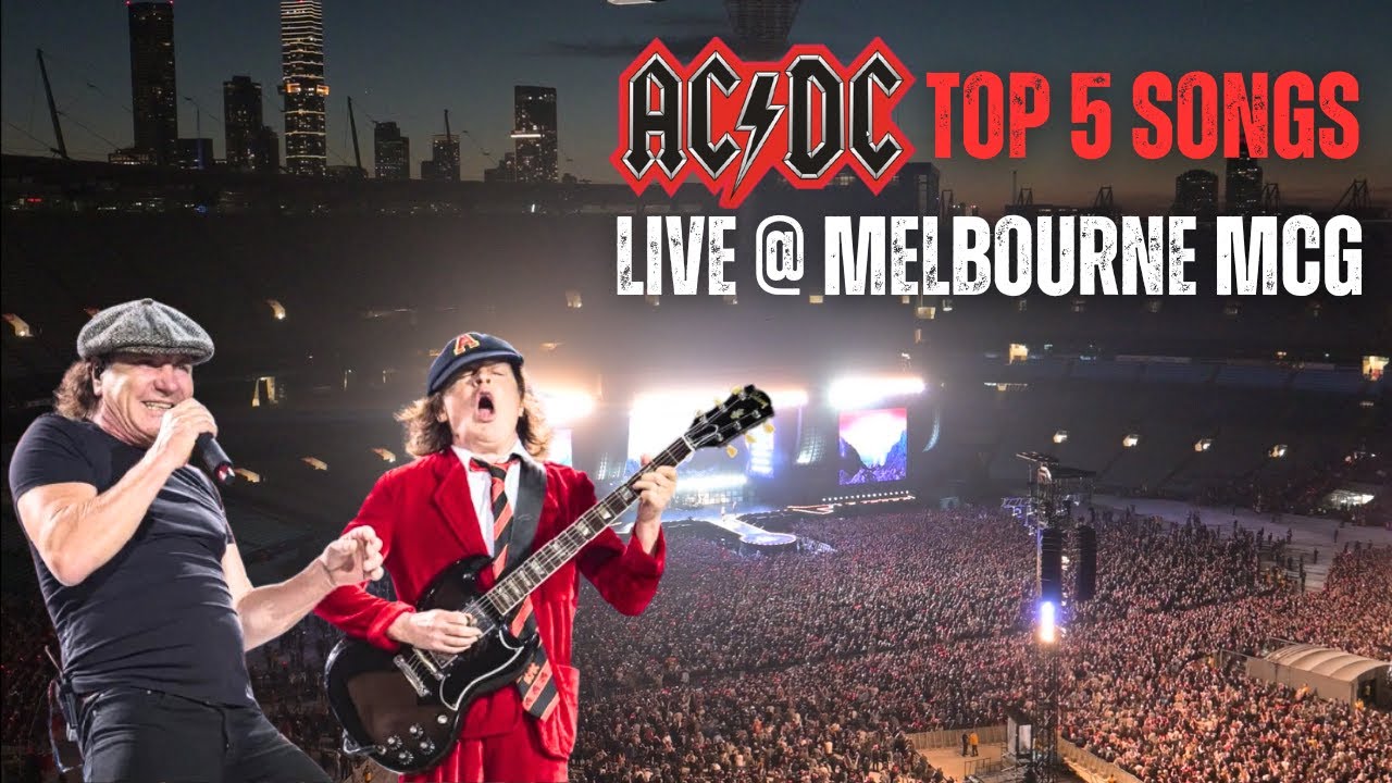 AC/DC Live in Melbourne MCG, 2025 |Top 5 Legendary Hits +80,000 Fans| Behind the Scenes|Concert Vlog