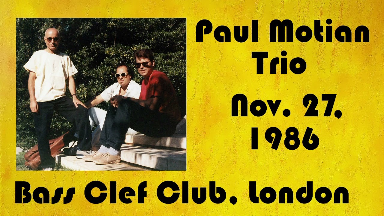 Paul Motian Trio (Frisell, Lovano) - Bass Clef Club, London November 27, 1986
