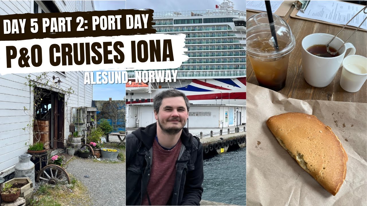 Day 5 Part 2: PORT DAY in ALESUND - P&O Cruises IONA Norwegian Fjords - May 2023