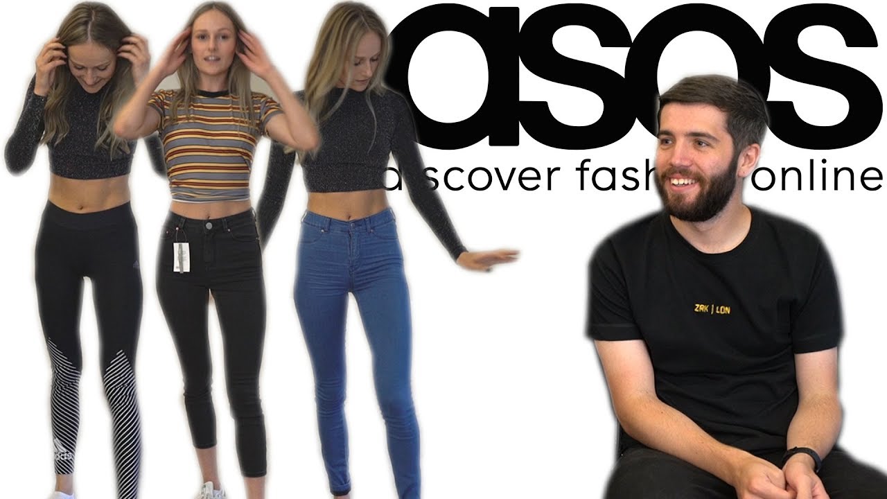 BOYFRIEND DOES MY ASOS SHOP! // TRY ON HAUL
