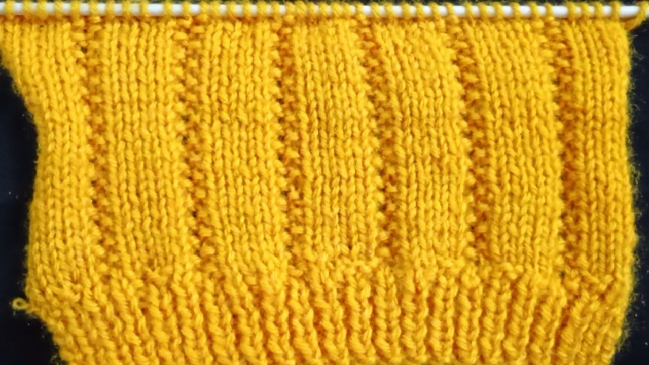 Easy two  row  knitting pattern for cardigan jacket & sweater #crochet