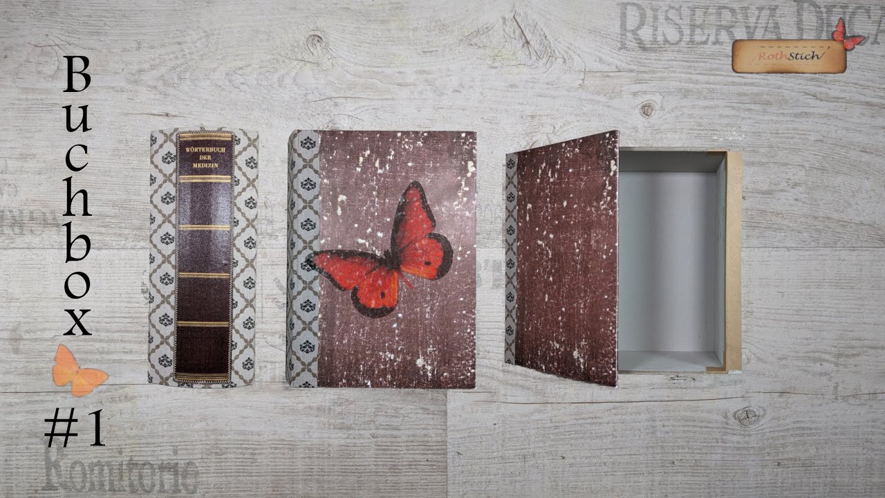 Herstellen einer Buchbox #1 - Vorbereitung - making a book box #1 - Preparation