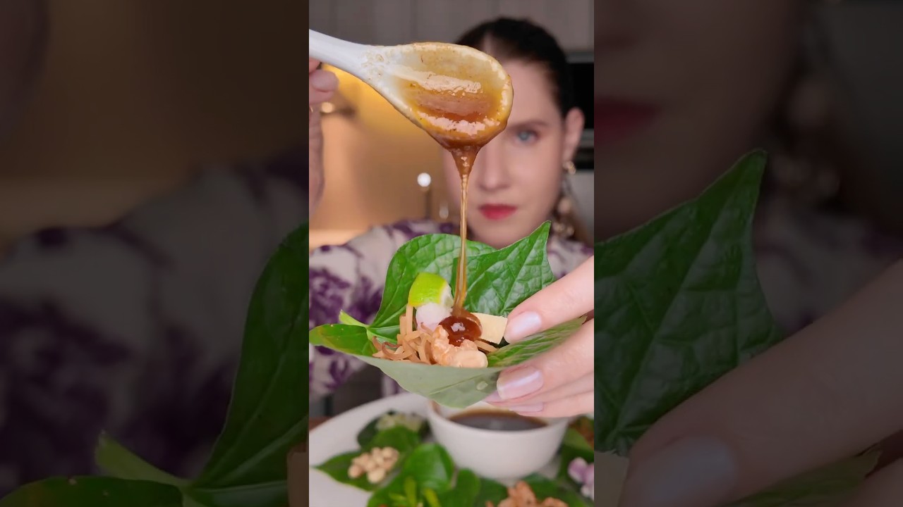 Thai FLAVOR BOMB 🤯 Miang Kham Will Blow Your Mind! 🌶️ MUKBANG