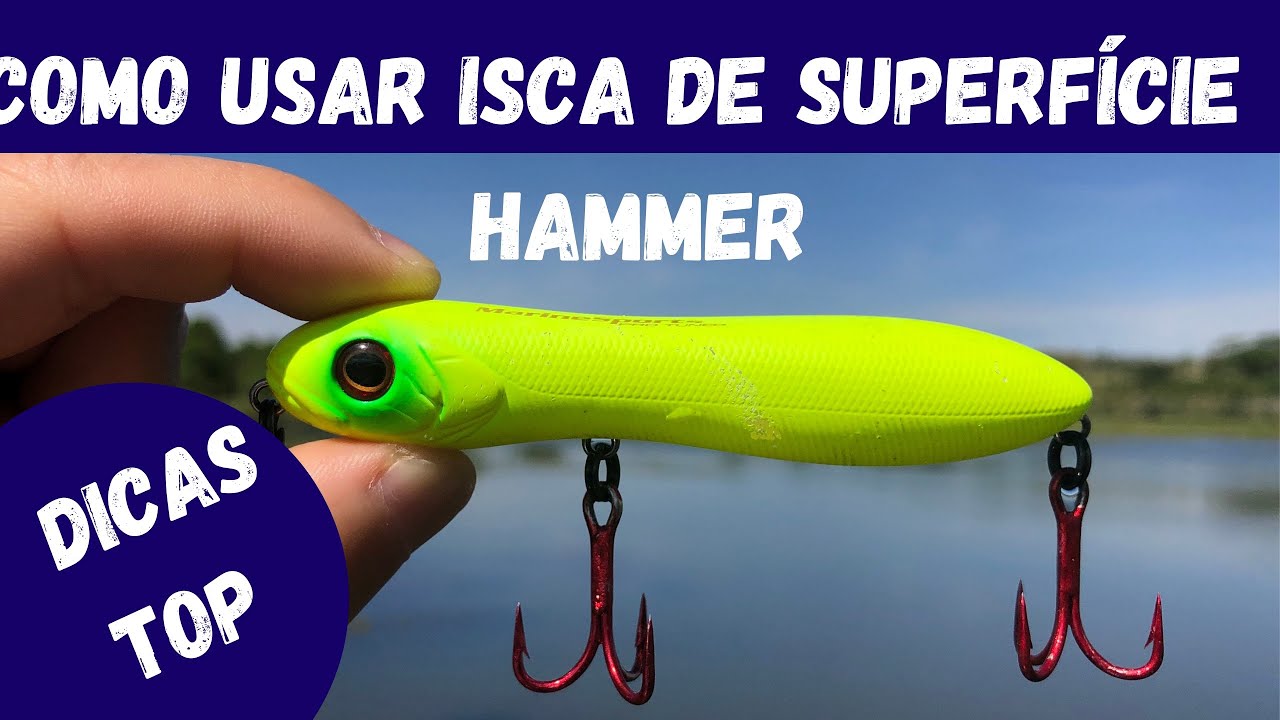 Como trabalhar isca artificial de superfície!Dicas.#pescaria