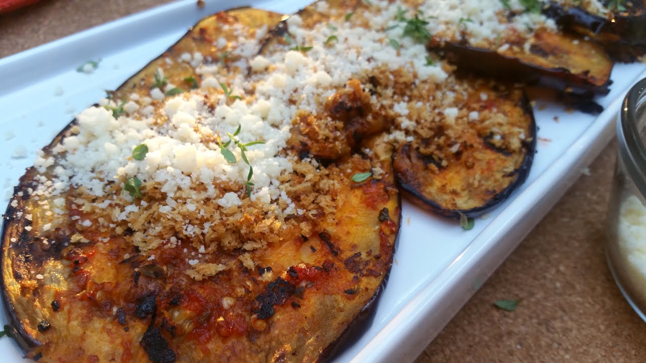 Grilled Eggplant, Parm Style | Doug Cooking