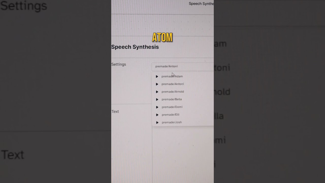 How To Get The AI Voice (Adam)