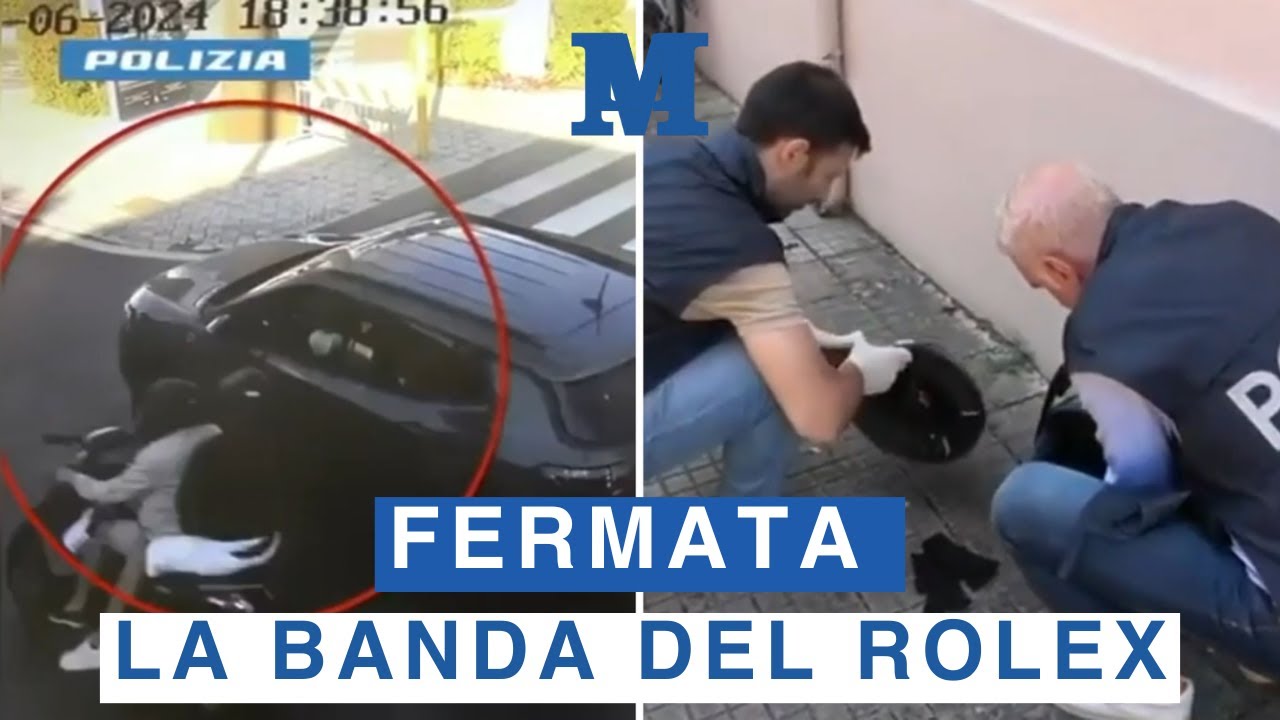 Fermata dalla polizia la banda dei Rolex di Forte dei Marmi